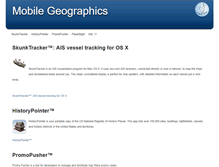 Tablet Screenshot of mobilegeographics.com